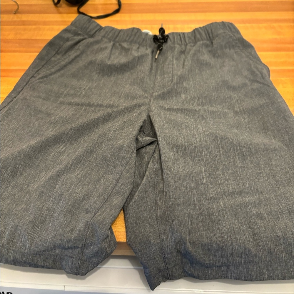 Gray dress shorts